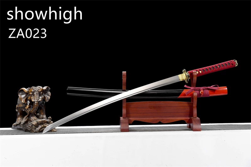 red and black katana sword ZA023