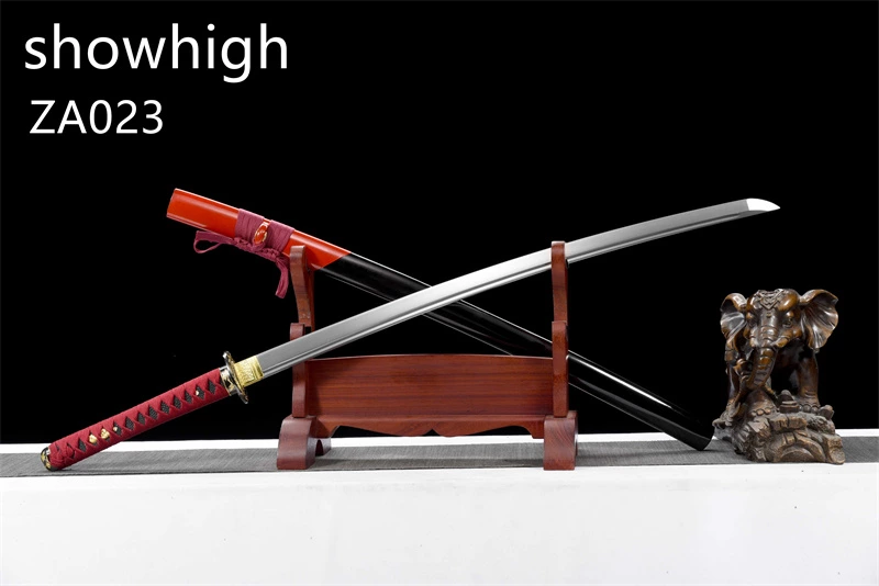 red and black katana sword ZA023