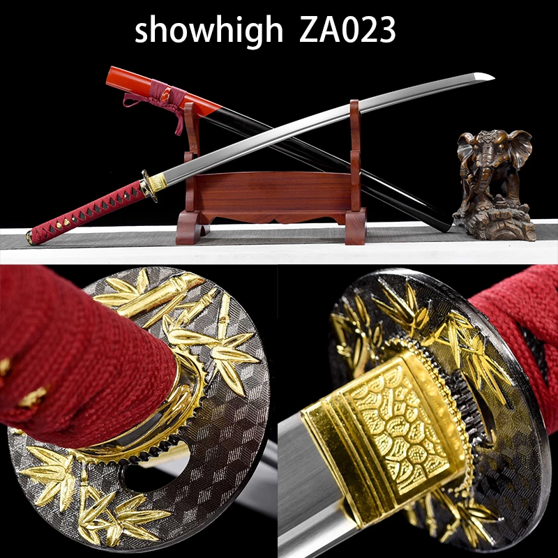 red and black katana sword ZA023