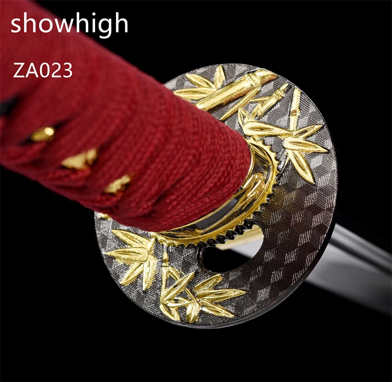 red and black katana sword ZA023
