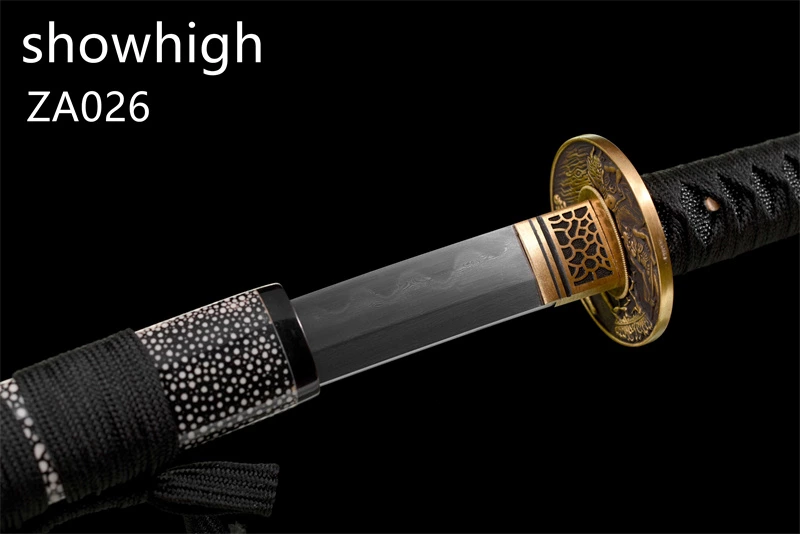 real hamon damascus katana sword ZA026