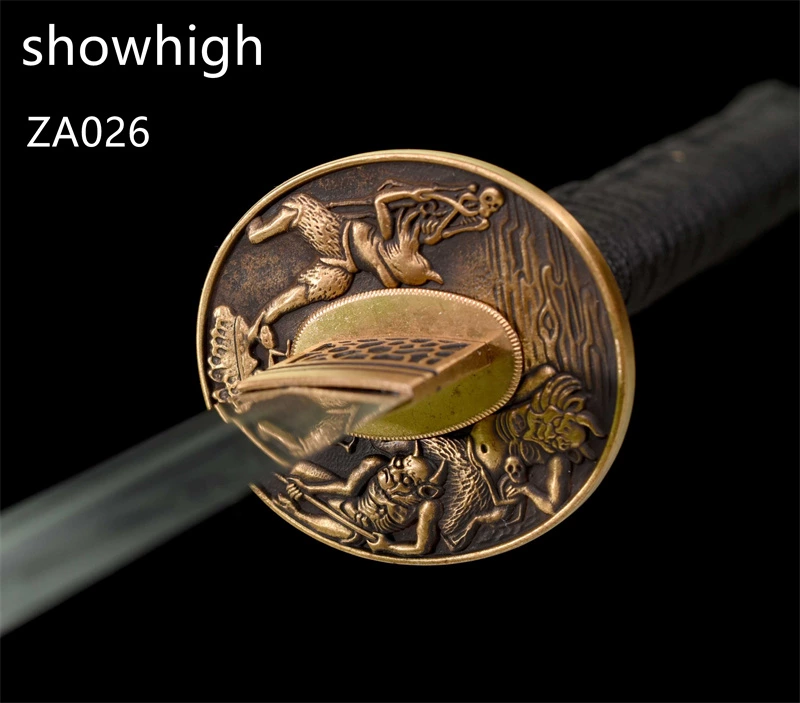 real hamon damascus katana sword ZA026