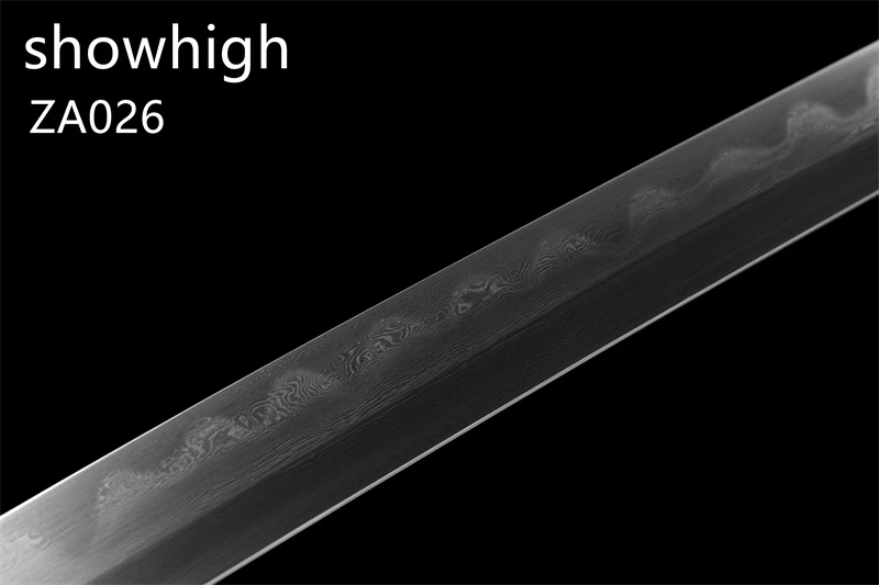 real hamon damascus katana sword ZA026