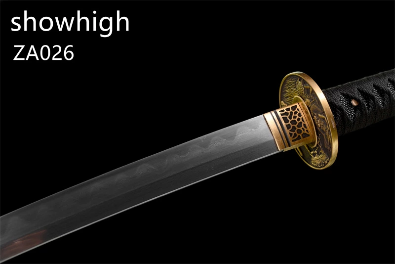 real hamon damascus katana sword ZA026
