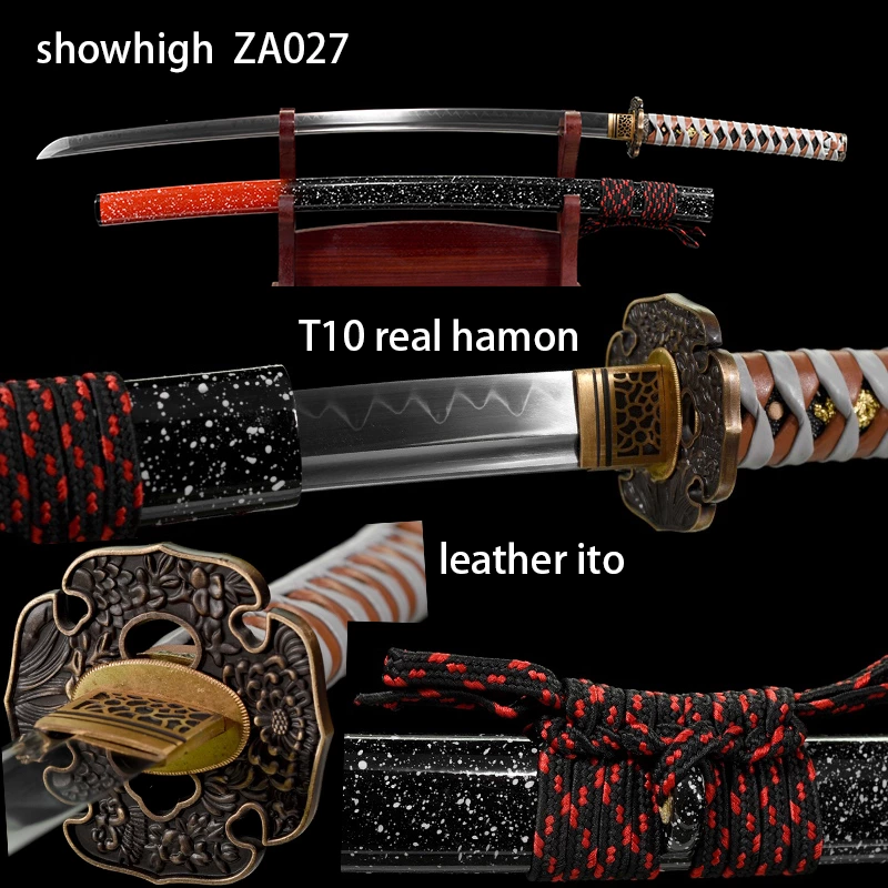 T10 real hamon katana sword ZA027