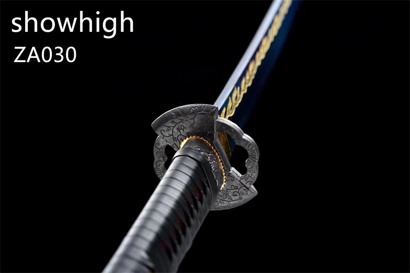 blue katana sword ZA030