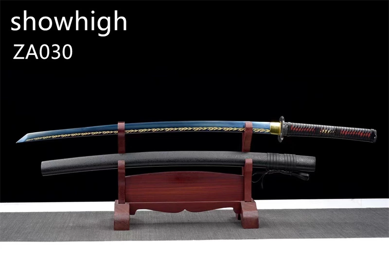 blue katana sword ZA030
