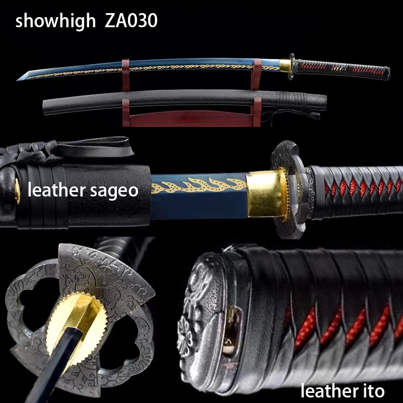 blue katana sword ZA030