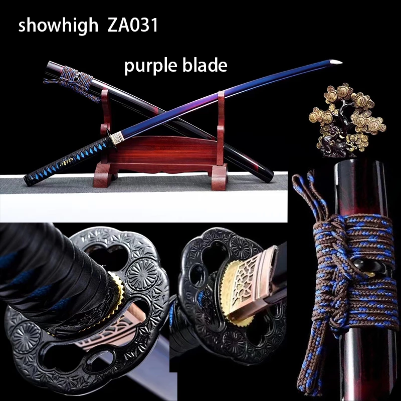 purple katana sword ZA031