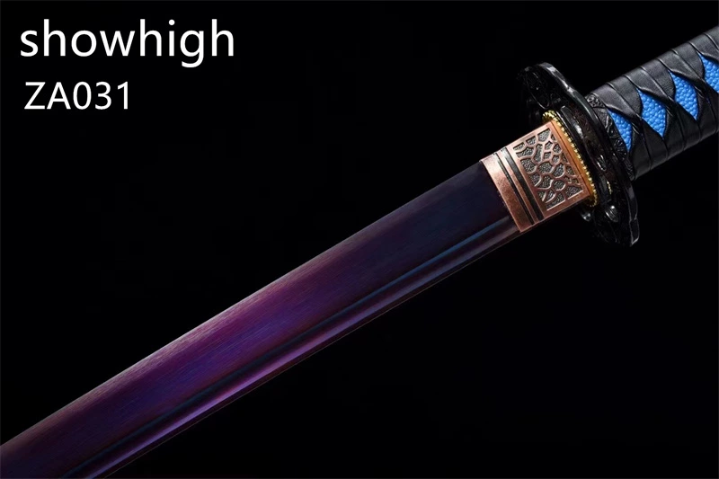 purple katana sword ZA031