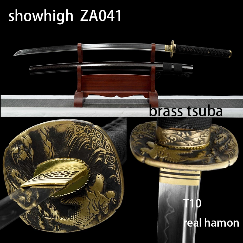 T10 real hamon katana sword ZA041