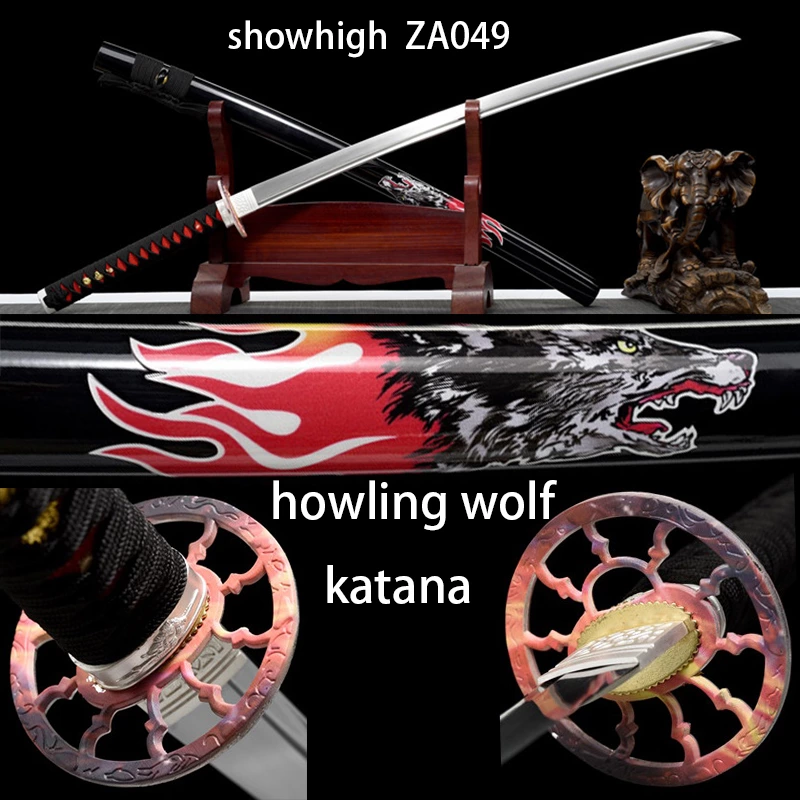 howling wolf katana sword ZA049