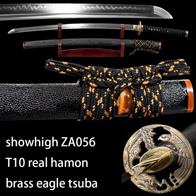 T10  real hamon eagle katana sword ZA056