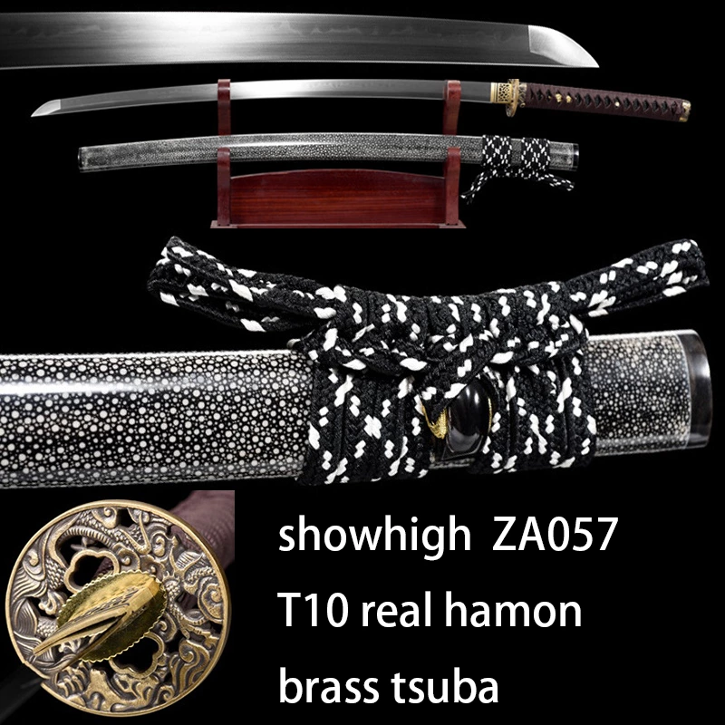 T10 real hamon katana sword ZA057