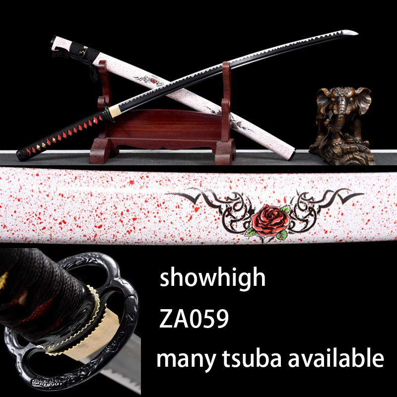 rose katana sword ZA059