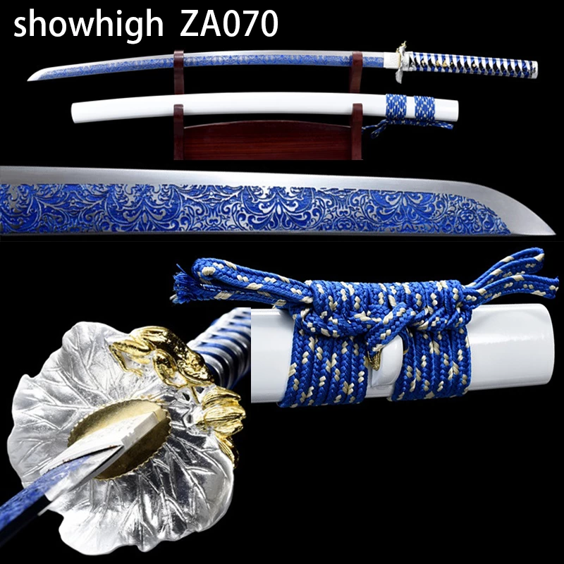 blue katana sword ZA070