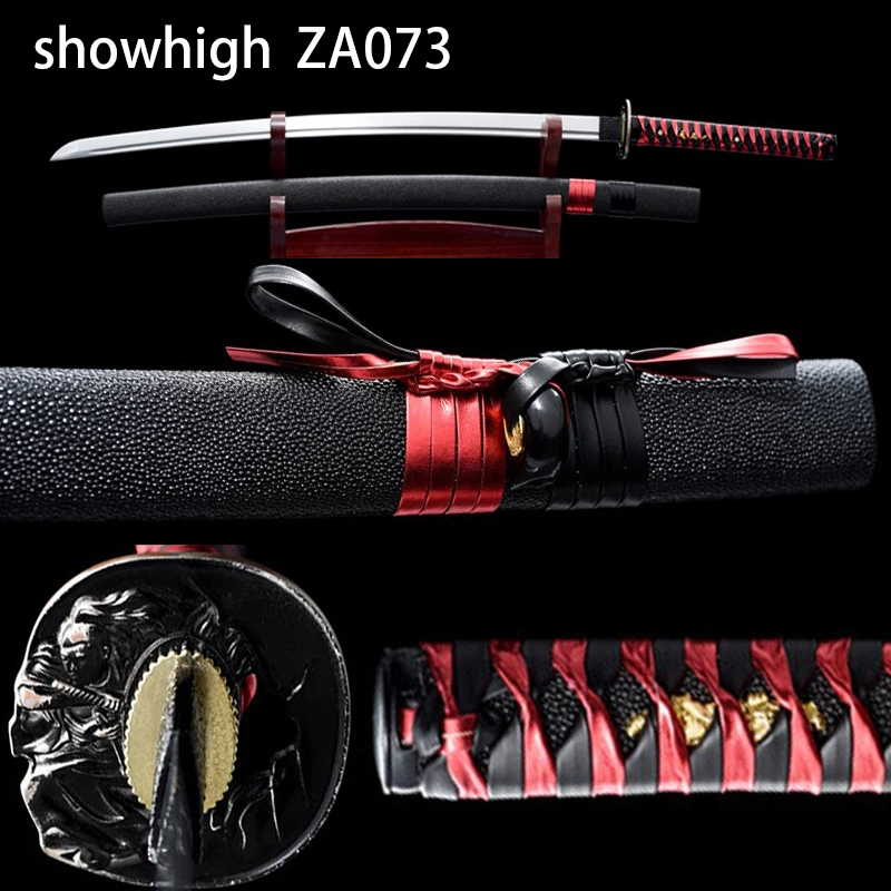 black samurai katana swords ZA073