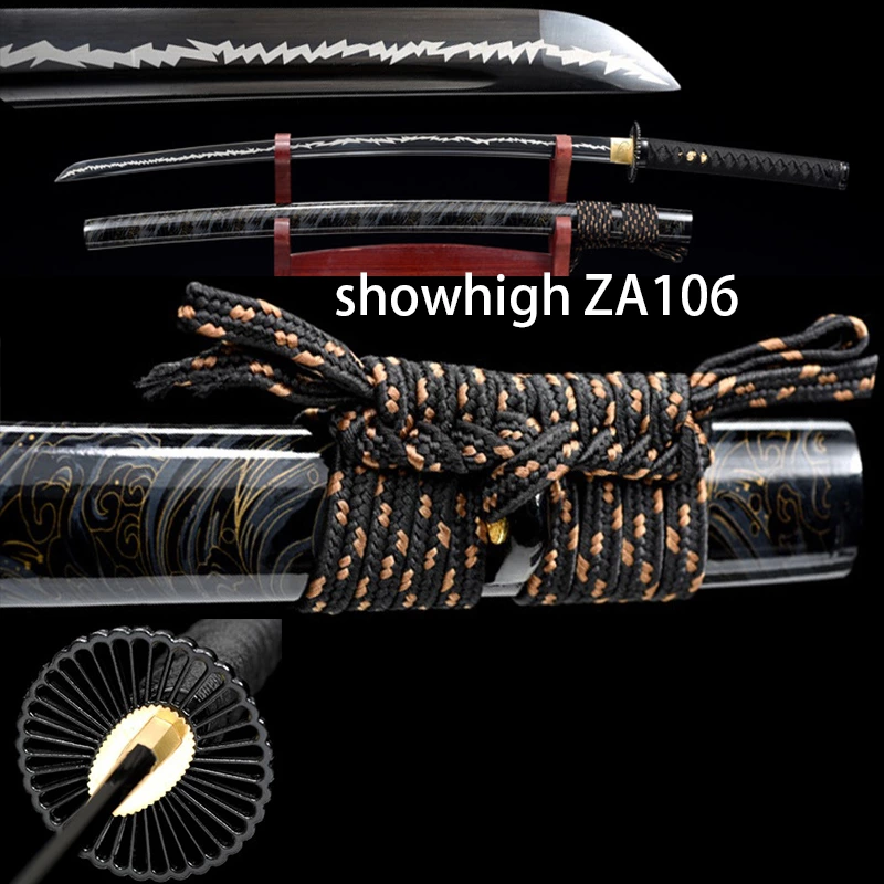 black katana sword ZA106