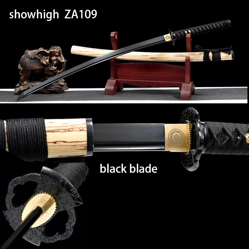 black katana sword ZA109