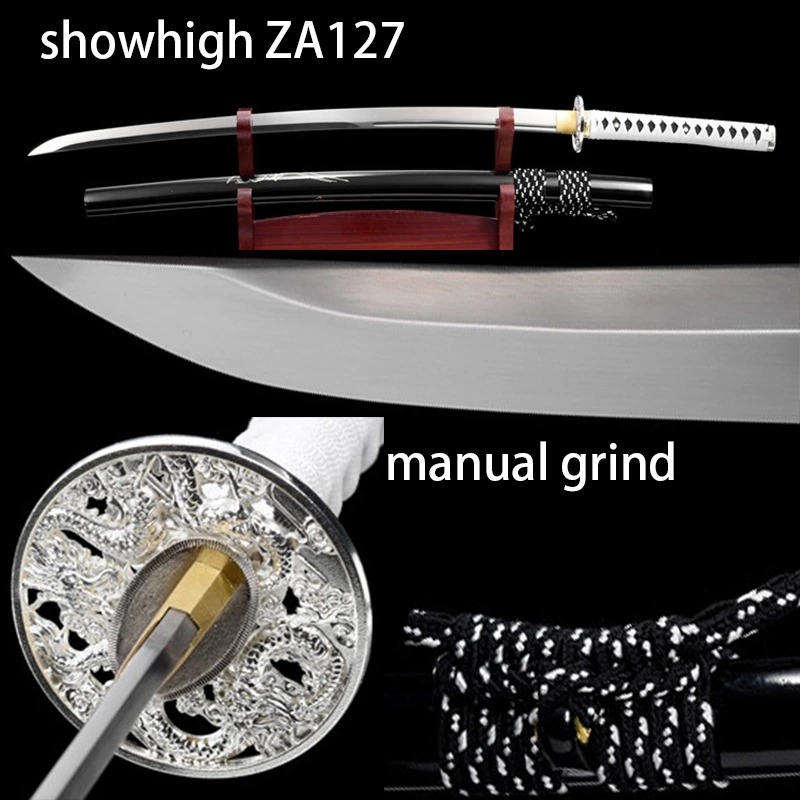 manual grind high carbon katana sword ZA127