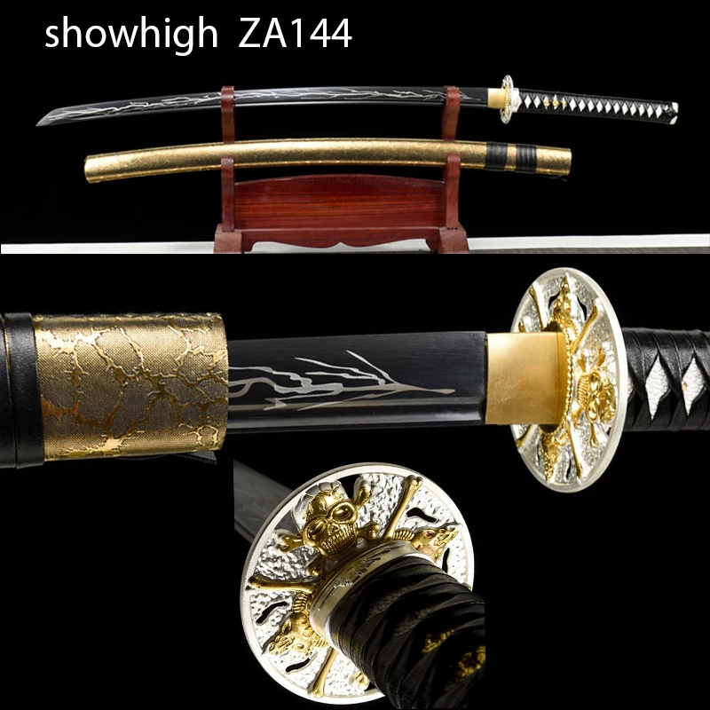 lightning skull katana sword ZA144