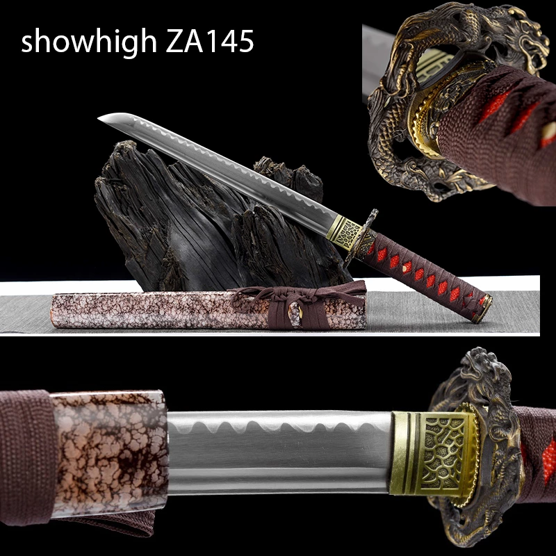 handmade mini katana carbon steel tanto sword ZA145