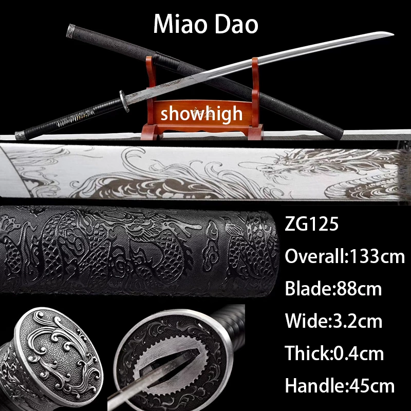 Miao Dao long blade long handle sword ZG125