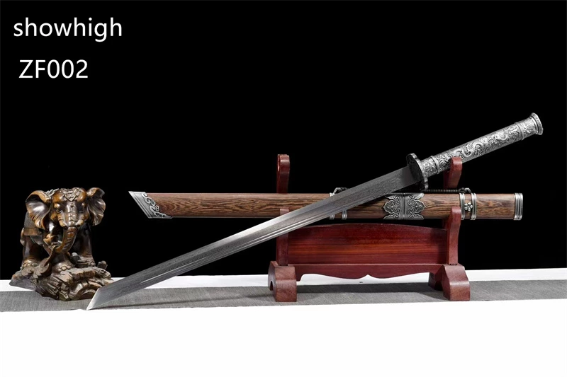damascus sword with dragon handle ZF002