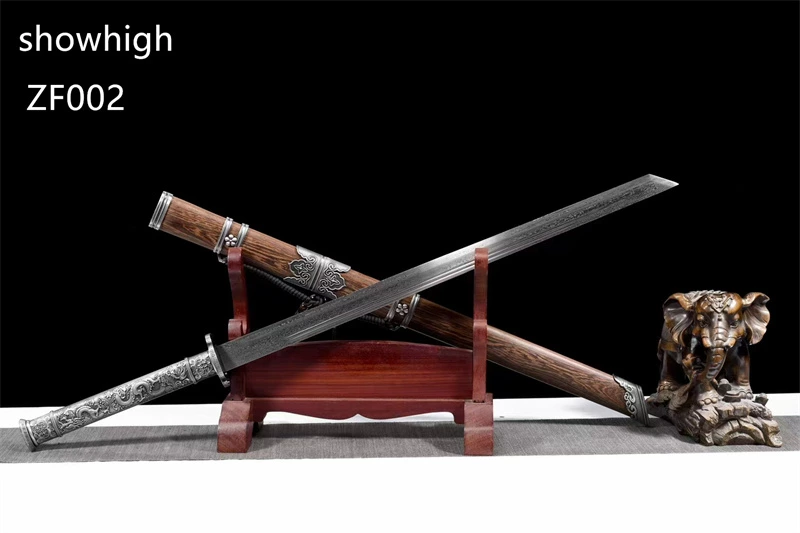 damascus sword with dragon handle ZF002
