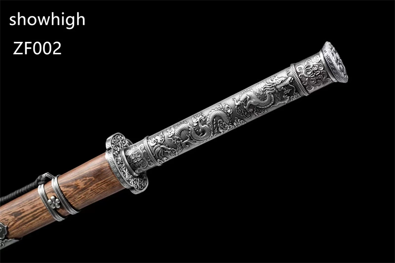 damascus sword with dragon handle ZF002