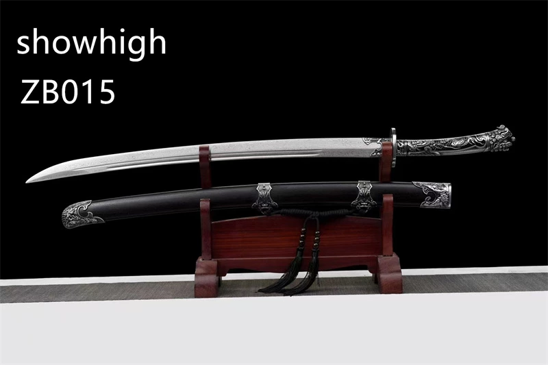 Qing Dao damascus sword ZB015
