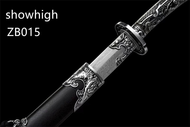 Qing Dao damascus sword ZB015