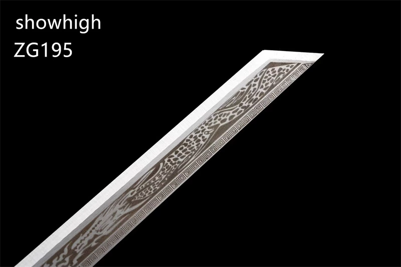 two dragons frolicking with pearl mini sword  ZG195