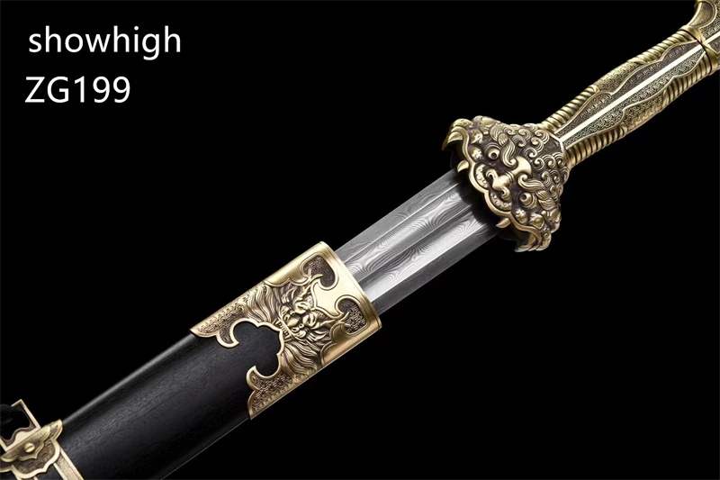 twisted damascus sword ZG199