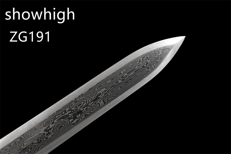 brass dragon damascus sword ZG191