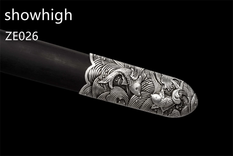 King dragon blue damascus sword ZE026