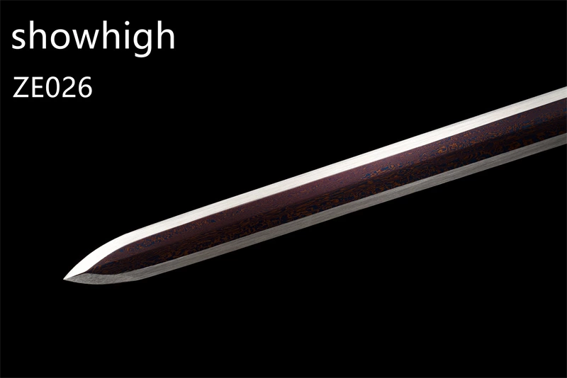 King dragon blue damascus sword ZE026