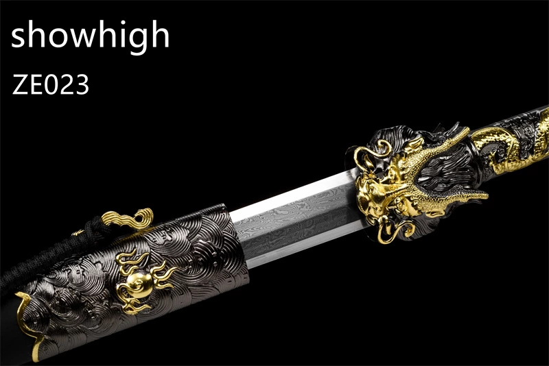 King Dragon damascus sword ZE023