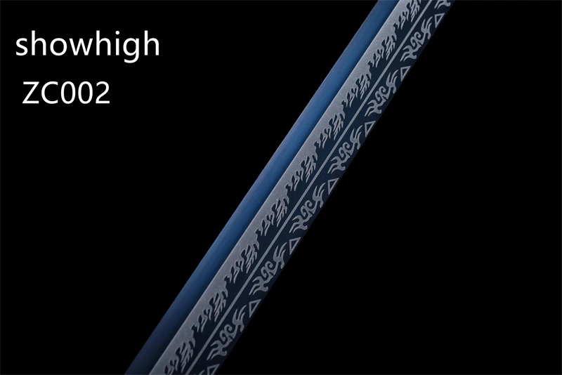chinese dragon claw blue sword ZC002