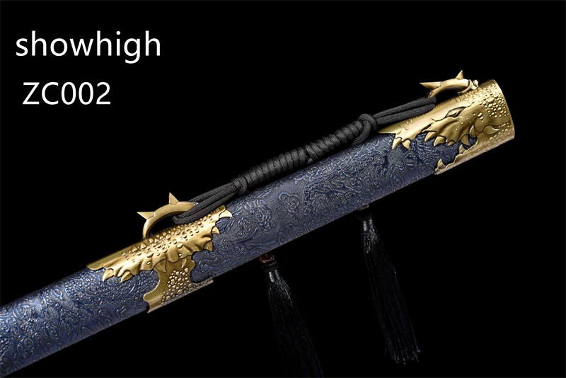 chinese dragon claw blue sword ZC002