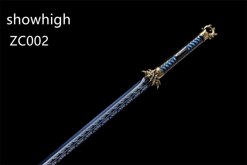 chinese dragon claw blue sword ZC002