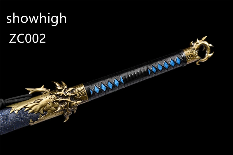 chinese dragon claw blue sword ZC002
