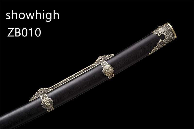 Qing dynasty style  damascus Sword ZB010