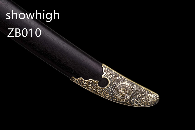 Qing dynasty style  damascus Sword ZB010