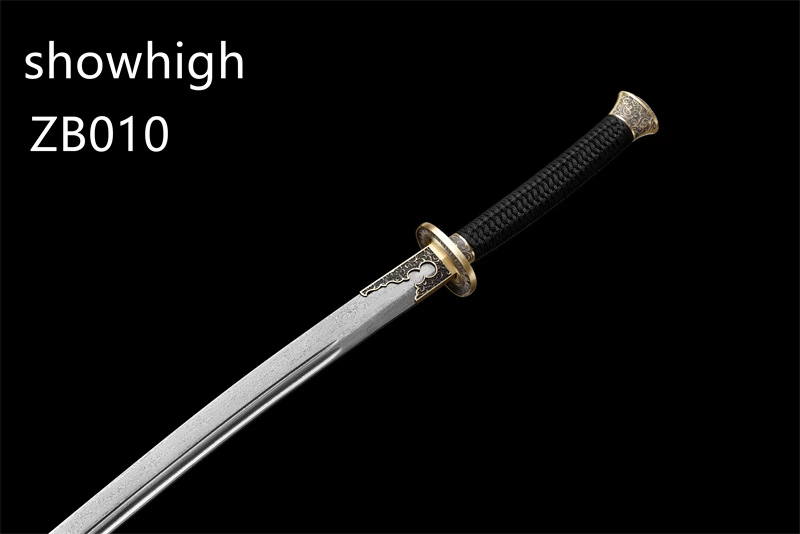 Qing dynasty style  damascus Sword ZB010