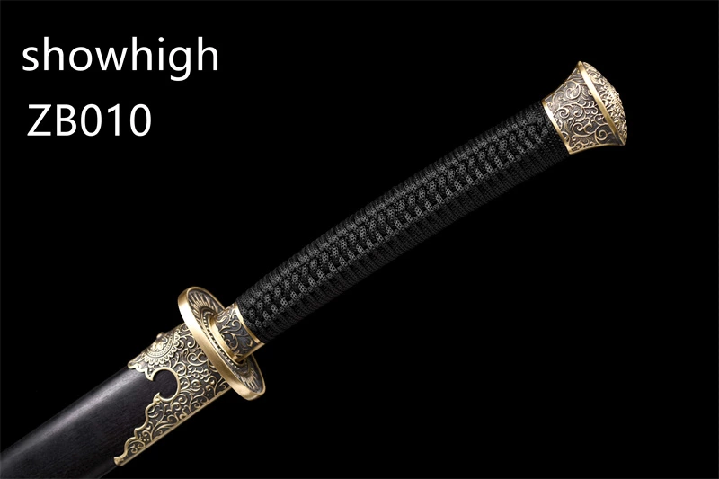 Qing dynasty style  damascus Sword ZB010