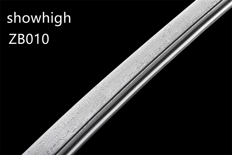 Qing dynasty style  damascus Sword ZB010