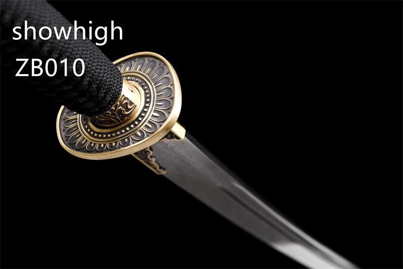 Qing dynasty style  damascus Sword ZB010