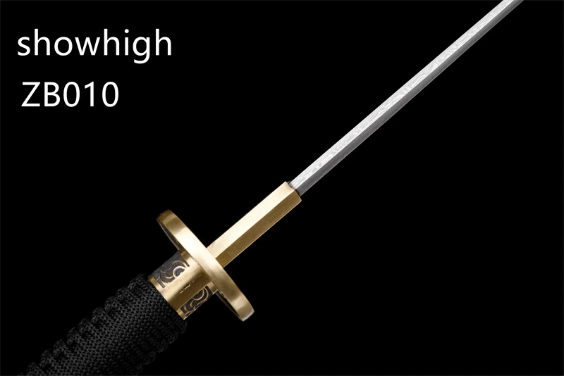 Qing dynasty style  damascus Sword ZB010