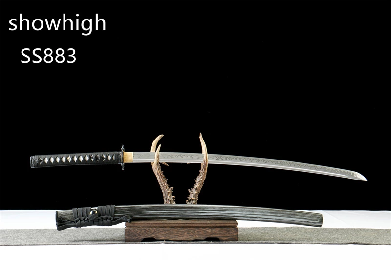 handmade fancy hamon katana sword SS883